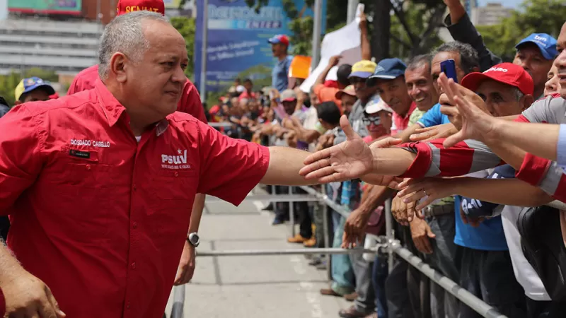 NUEVAMENTE. En marzo, Estados Unidos ya había ofrecido recompensas por funcionarios de Venezuela; entre ellos, por el presidente de la Asamblea Constituyente, Diosdado Cabello.