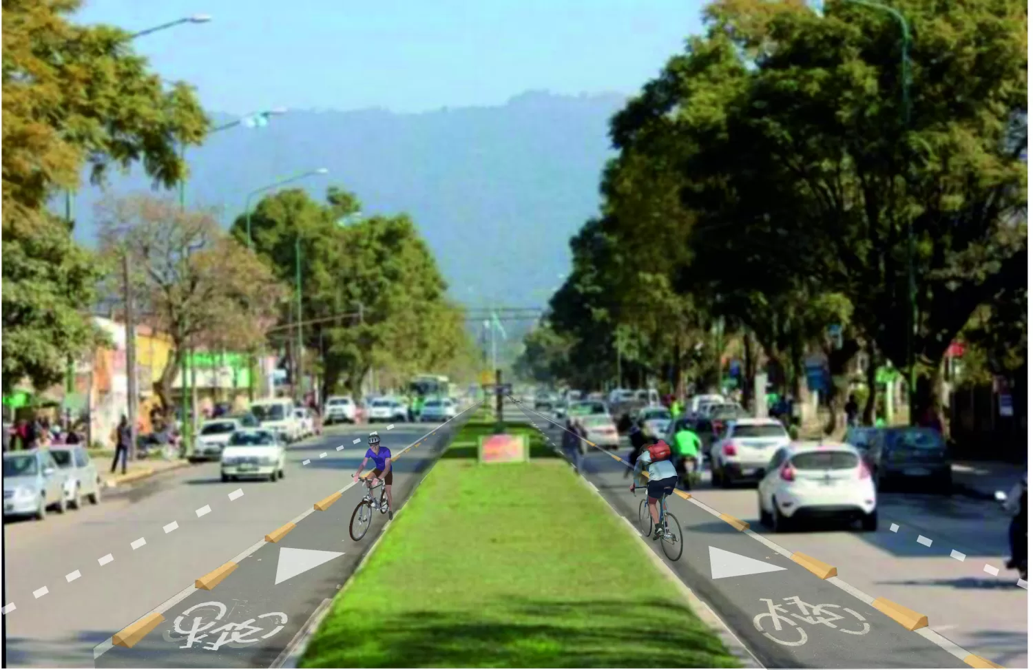 Yerba Buena lanza una consulta por una ciclovía en la Aconquija