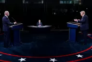 Con gritos y desencuentros, Trump y Biden mostraron sus diferencias en el primer debate presidencial