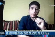 Siento una alegría inmensa de seguir con vida, dijo el enfermero recuperado de covid-19