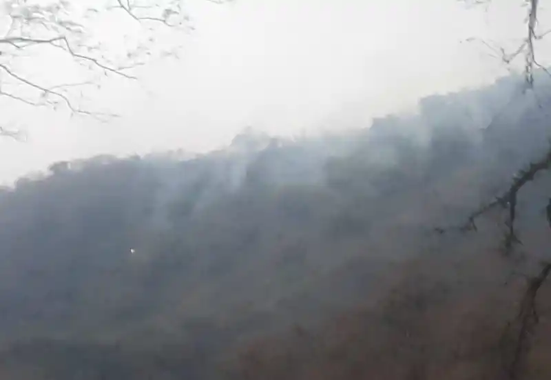 Un foco de incendio se desarrolló en San Javier y asustó a los vecinos