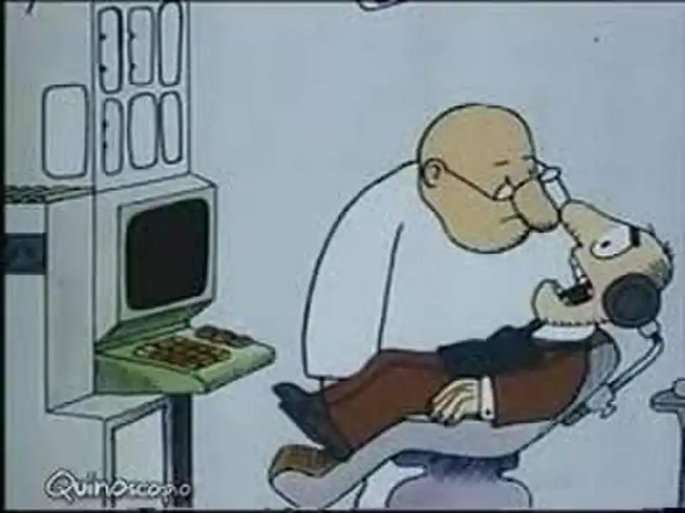  SIN PALABRAS. Viñeta de la serie “Quinoscopio”.