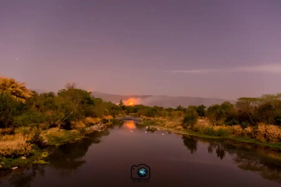 INCENDIO EN LA ZONA DE ESCABA. Cerro Quico. Foto: Juan Achin
