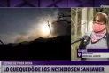 Fuego en San Javier: el desconsuelo de los vecinos de El Corte