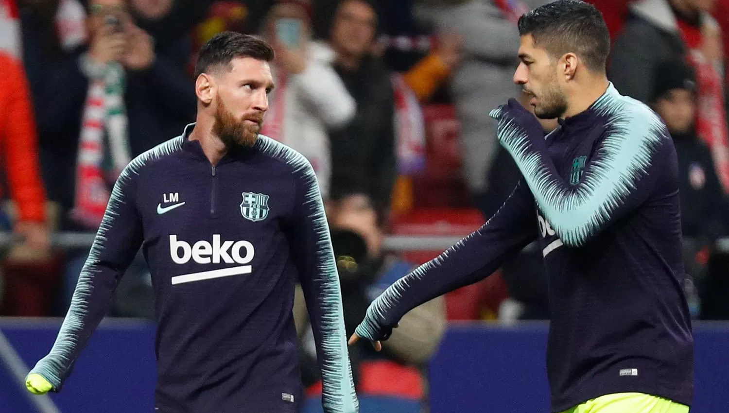 Messi y Suárez, cuando jugaban juntos en Barcelona.