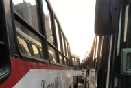 Los colectivos dejaron de circular por tiempo indeterminado