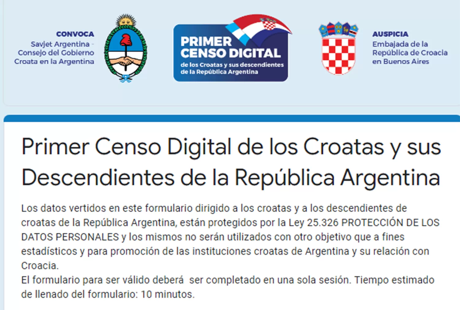 Censo digital: los croatas buscan a sus descendientes en toda la Argentina