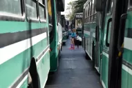 El paro de choferes sigue, pero sin piquetes