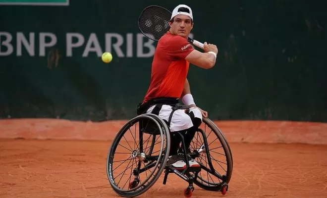 Gustavo Fernández se despidió en las semifinales del torneo en silla de ruedas