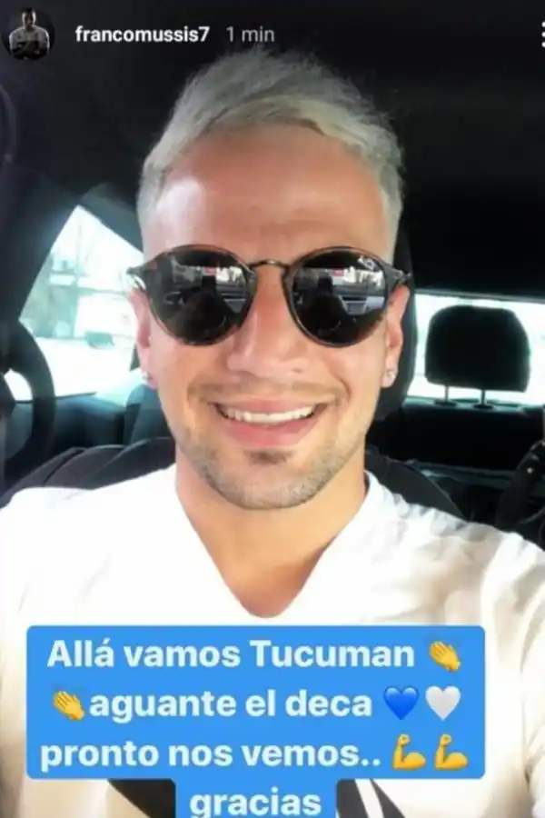 La ansiedad de Franco Mussis: allá vamos Tucumán; aguante el Deca