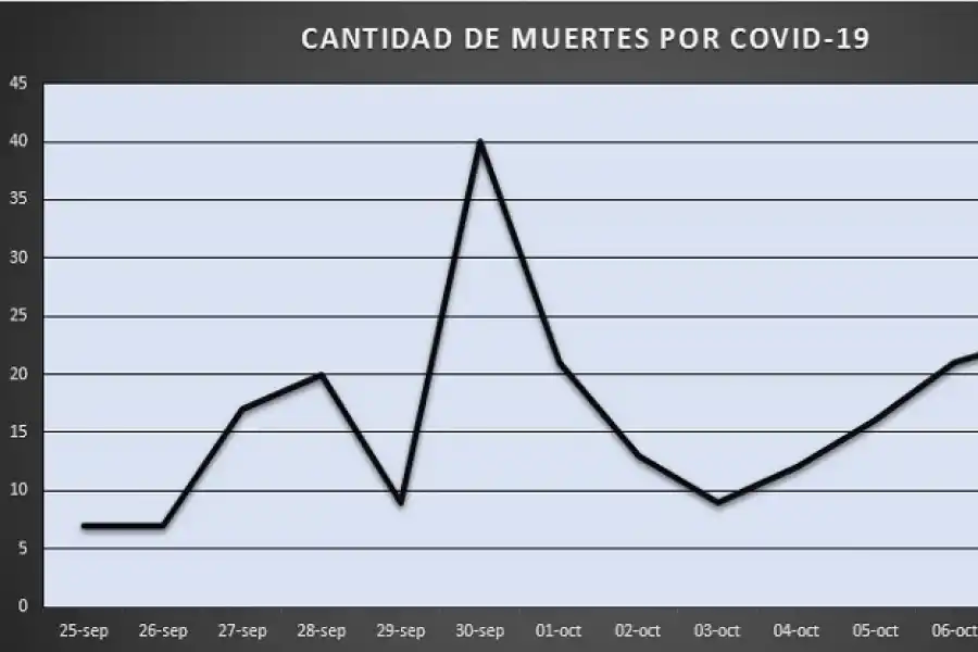 “Estamos en una meseta en cuanto a la cantidad de casos positivos, afirmó Chahla