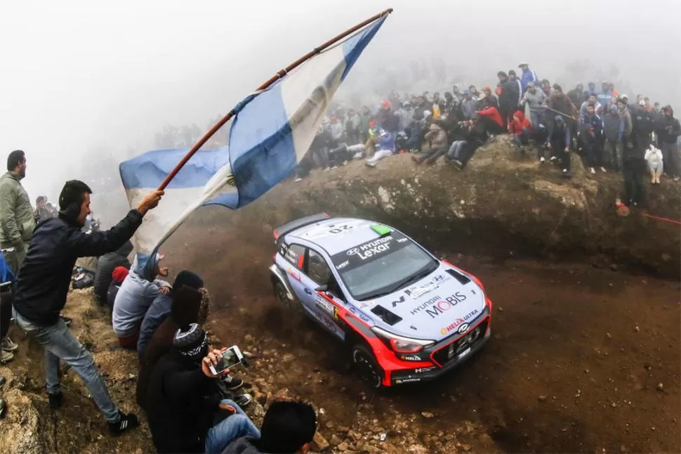 GOLPE. En 2021, no se verán las imágenes de los autos de Rally Mundial en las sierras de Córdoba. 