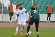 La felicidad de Messi tras el 2 a 1 ante Bolivia