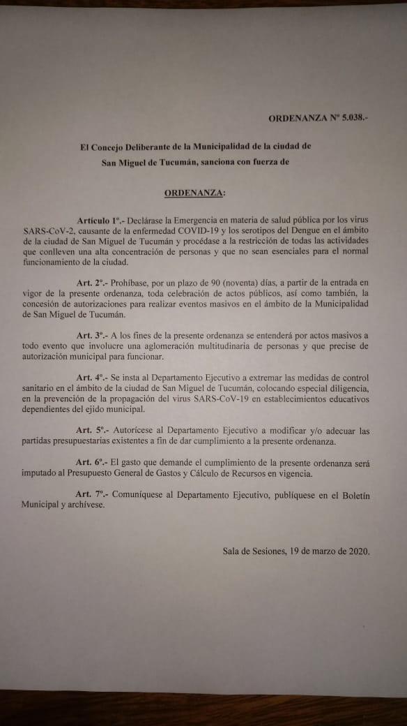 Ediles peronistas le exigen a Alfaro que extreme las medidas frente al avance del coronavirus
