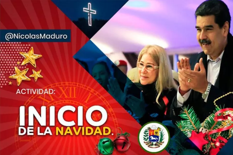 Maduro decidió adelantar la Navidad, que en Venezuela empieza hoy