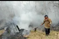 Bomberos de la Policía controlaron nuevos focos de incendio en el sur tucumano