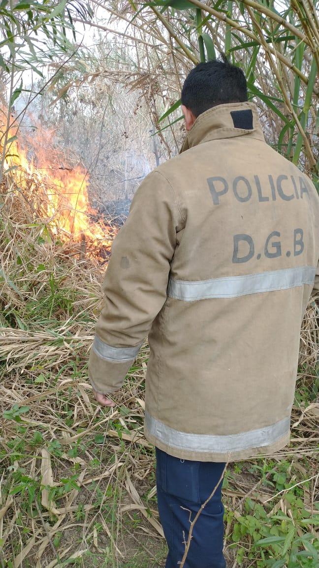 Bomberos de la Policía controlaron nuevos focos de incendio en el sur tucumano