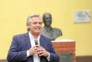 El Presidente visitó el lugar donde estuvo detenido Perón en 1945