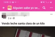 Todavía no tenemos certezas de que la leche haya venido desde la Nación