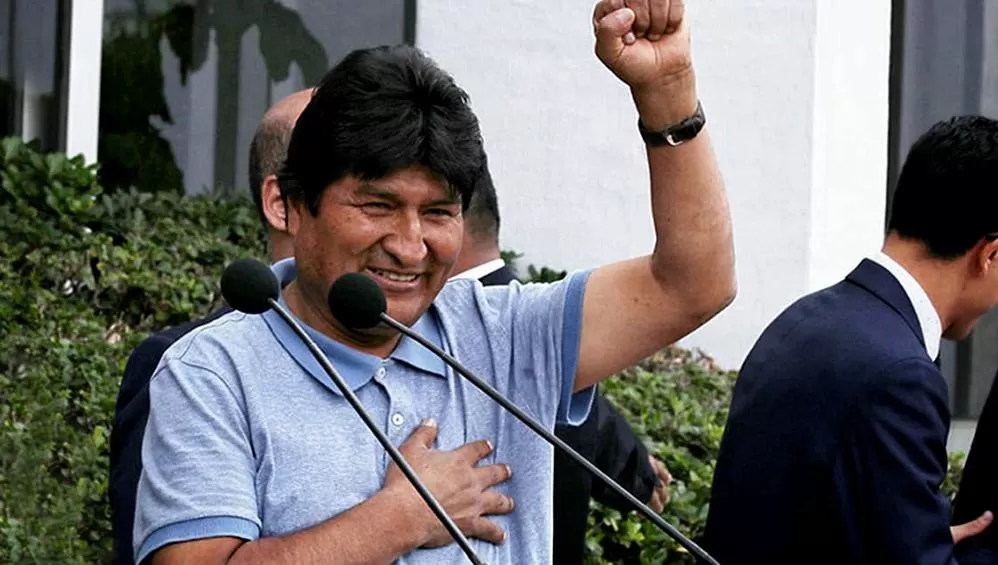 Vamos a levantar a Bolivia, dijo Evo Morales desde Buenos Aires