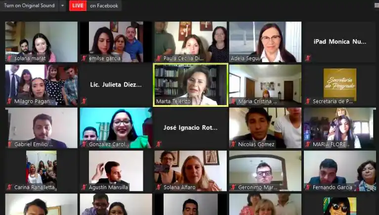 JURA VIRTUAL. La semana pasada se realizó la segunda jura virtual de graduados de la Facultad de Derecho de la UNT.