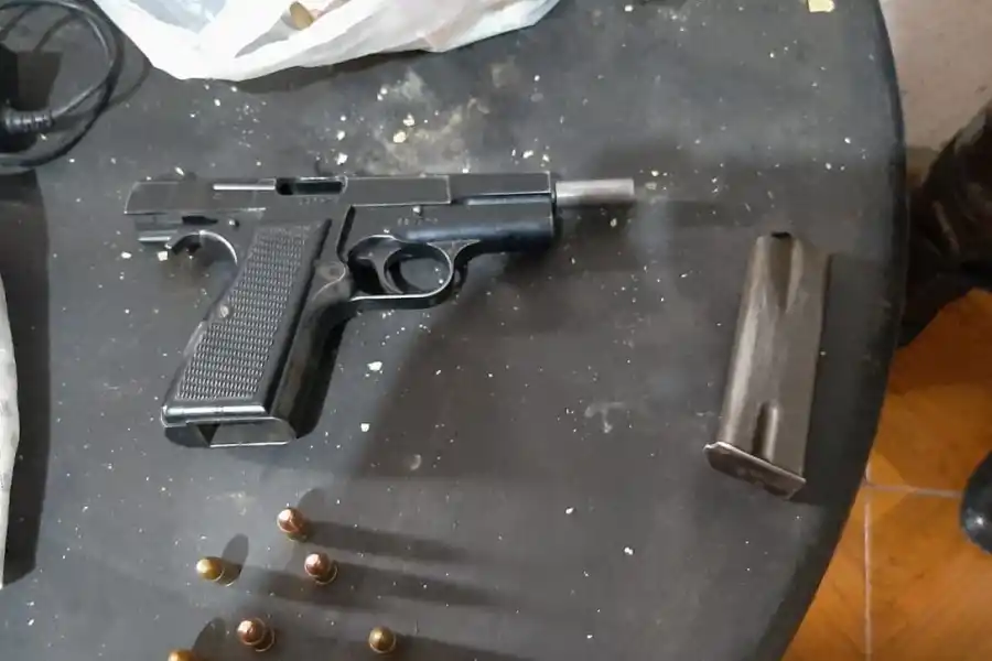 ARMA DE FUEGO. Foto: Ministerio de Seguridad.