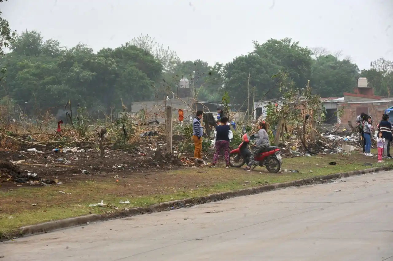 Alrededor de 30 familias tomaron el terreno donde había sido hallado el cuerpo de Abigail