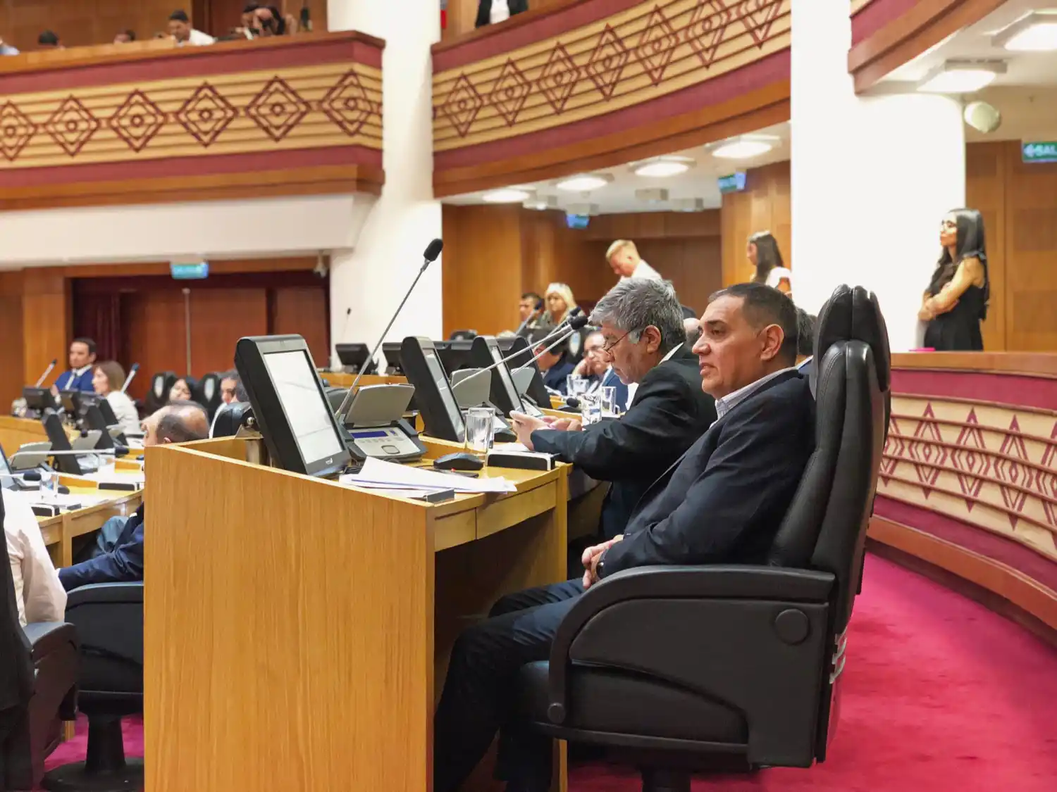 EN EL RECINTO. Daniel Deiana, legislador oficialista. Foto: Twitter @DanielDeiana3