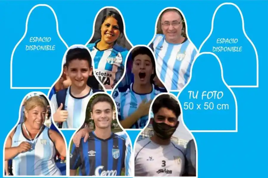 DISEÑO. Así es como promocionan la propuesta a los hinchas para aparecer. 