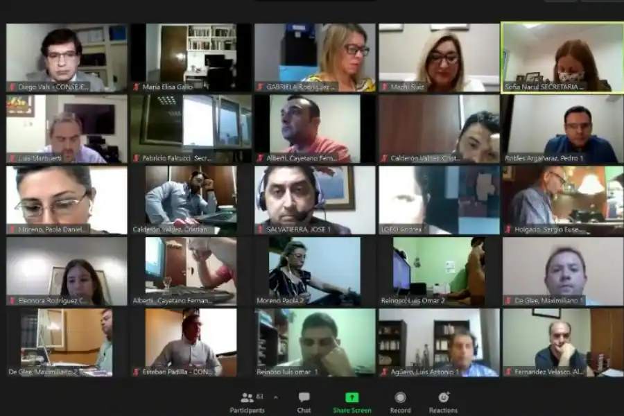 Rodríguez Campos celebró el primer examen remoto de los aspirantes a juez