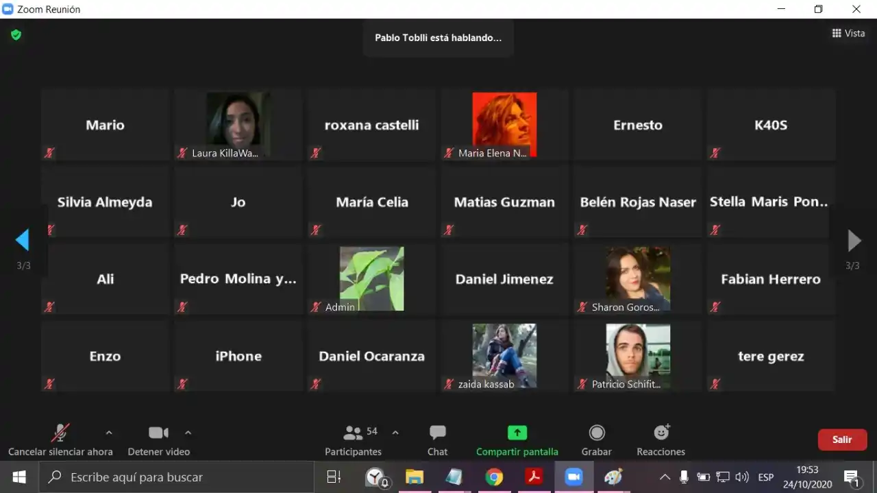 Hackearon la reunión zoom del café literario del Centro Cultural Virla