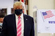 El presidente de EEUU sufragó por anticipado en Florida: voté por un tipo llamado Trump