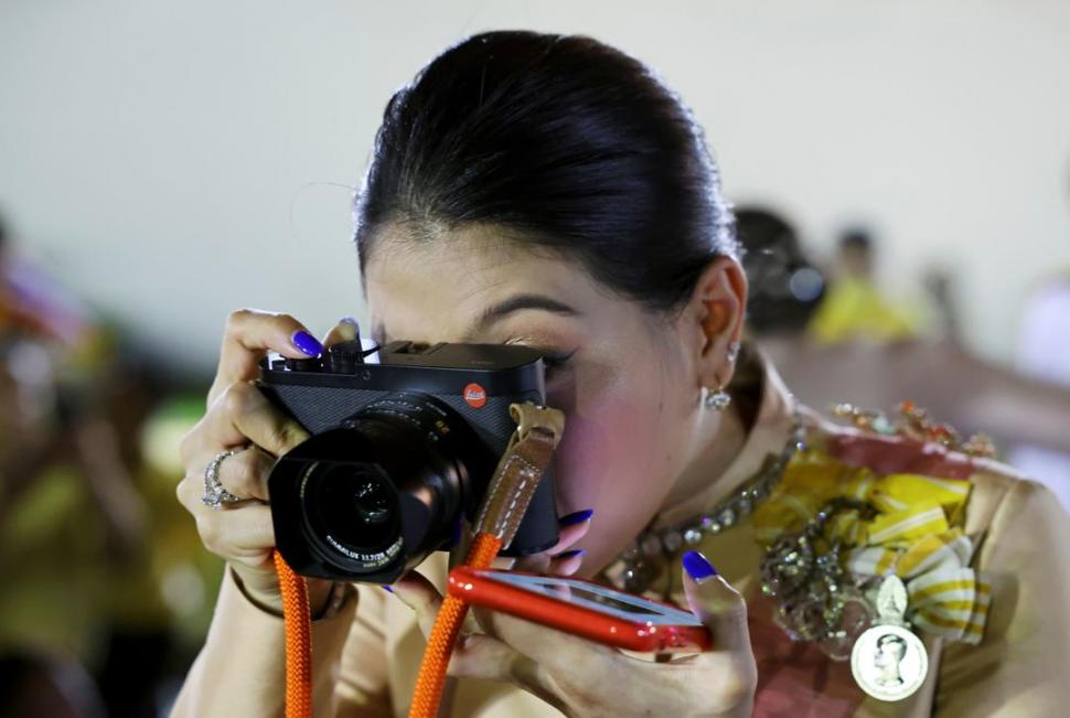 Una princesa fotógrafa. fotos reuters