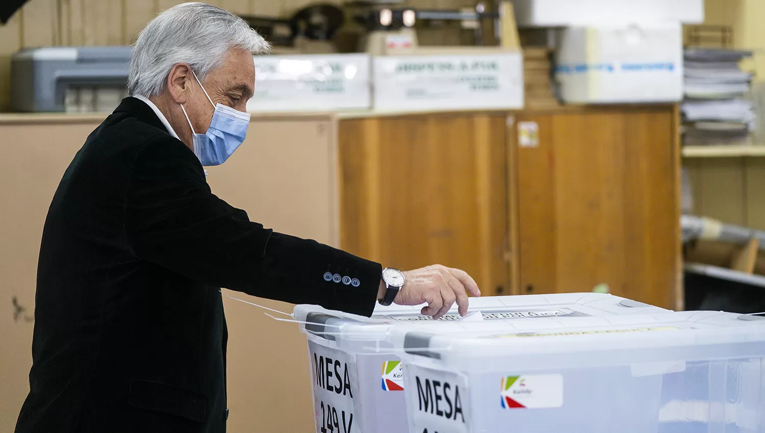 PRONUNCIAMIENTO. El presidente de Chile, Sebastián Piñera, pidió a la ciudadanía que se respete el resultado del plebiscito.