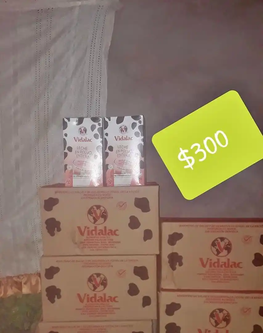 CANTIDAD. Un usuario ofertaba al menos cinco fardos de leche.