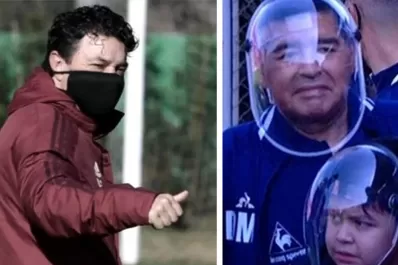 Gallardo y Diego, unidos por la espera de los test por covid-19