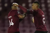Emotivo final para el triunfo de Lanús frente a San Pablo por la Sudamericana