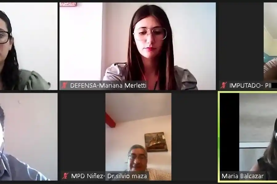 AUDIENCIA VIRTUAL. Foto: Ministerio Público Fiscal