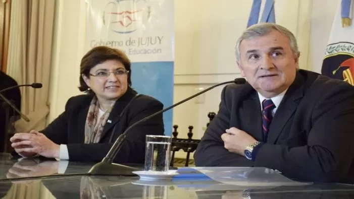 El anuncio del gobernador Morales y de la ministra Isolda Calsina.