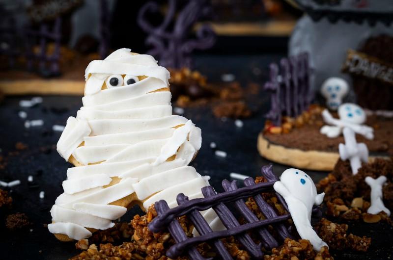 GALLETAS TENEBROSAS. Para que los chicos coman y celebren Halloween.