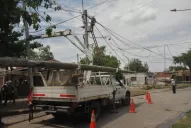 En San Martín evalúan la obra para poder reconstruir