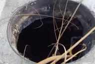 ¡Cuidado! Tapa robada en Marco Avellaneda y Córdoba