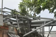 Algunos reclamos por el derrumbe de la iluminación de La Ciudadela