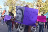 En vivo: marchan para reclamar por el asesinato de Paola Estefanía Tacacho