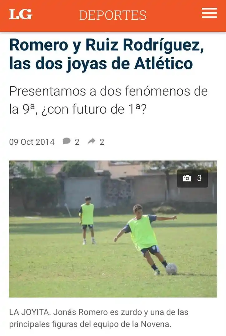 TALENTO. En 2014 ya asomaba el joven Ruiz Rodríguez. 