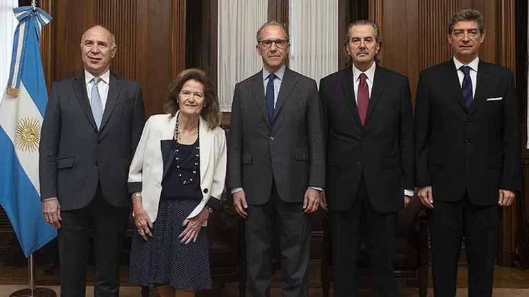 Los jueces de la Corte Suprema de Justicia de la Nación.