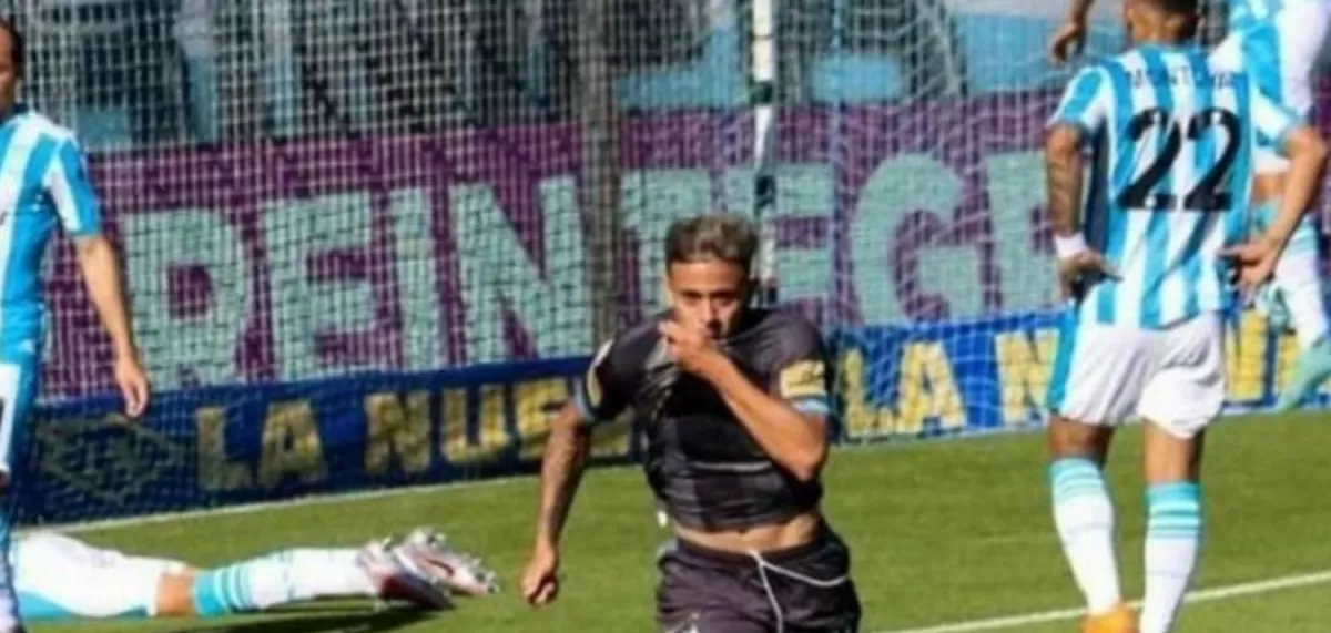 EL BAUTISMO. Ruiz Rodríguez hizo su primer gol el domingo, ante Racing.