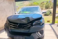 Chocó con caballos en la ruta 307