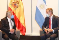 Alberto Fernández mantuvo una audiencia con el Rey de España, Felipe VI