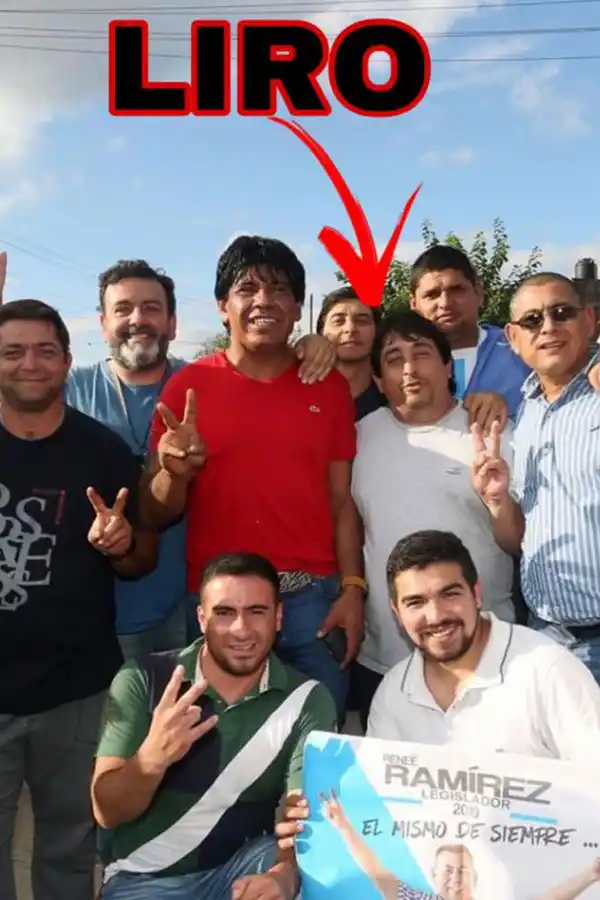 CAMPAÑA. “Liro” Andrade con Coronel, apoyando al legislador Ramírez.